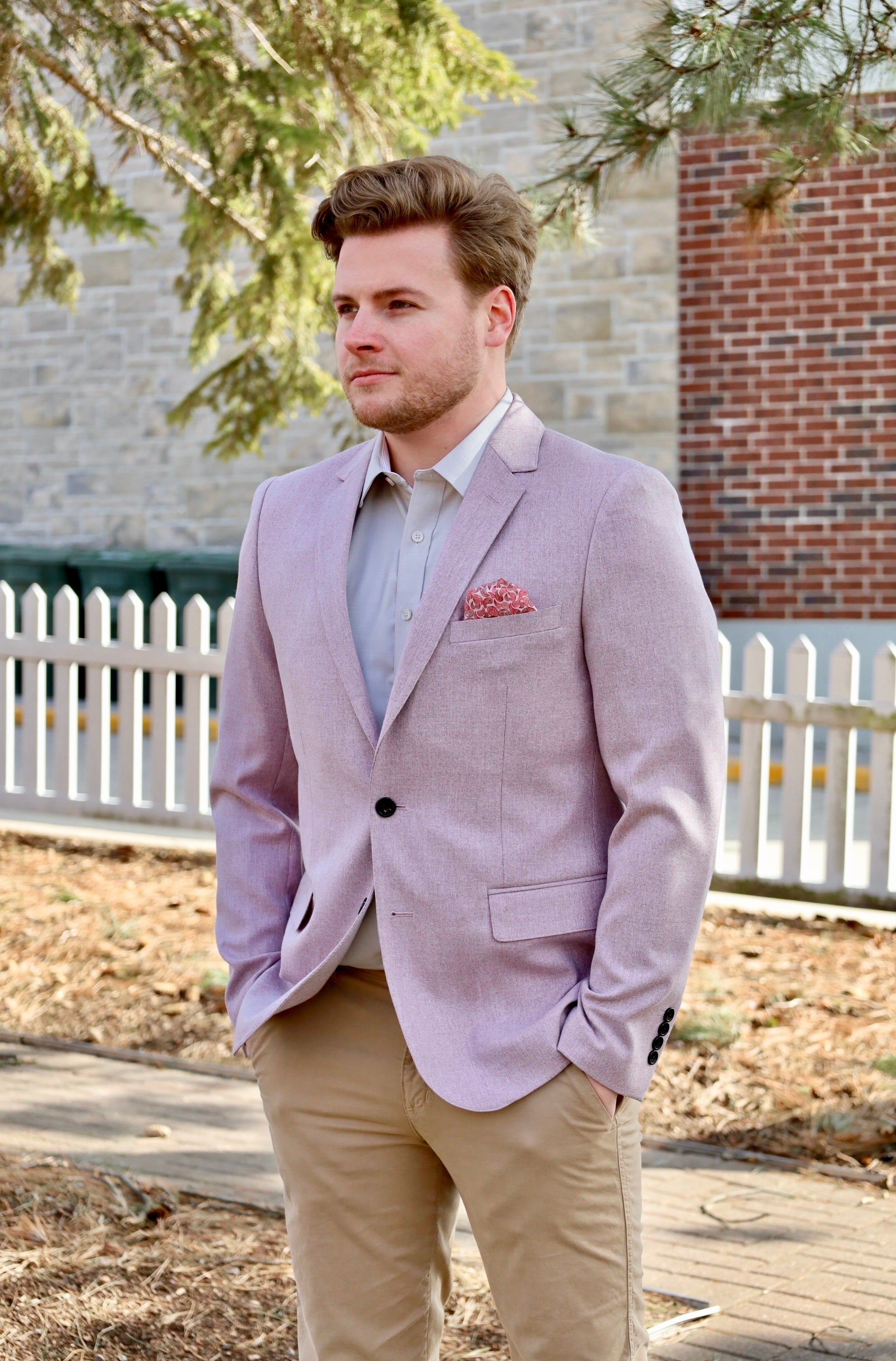 Pink deals sport jacket