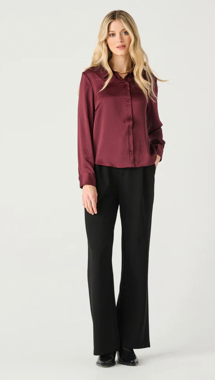 Flowy Satin Blouse