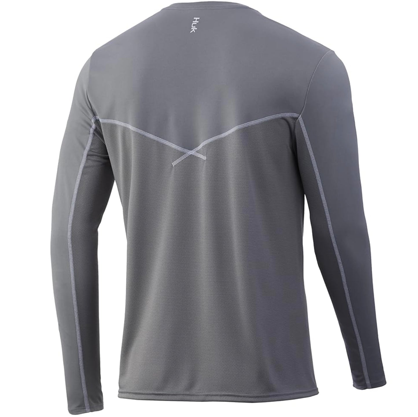 Icon X Pocket Long-Sleeve Performance Shirt — Grey