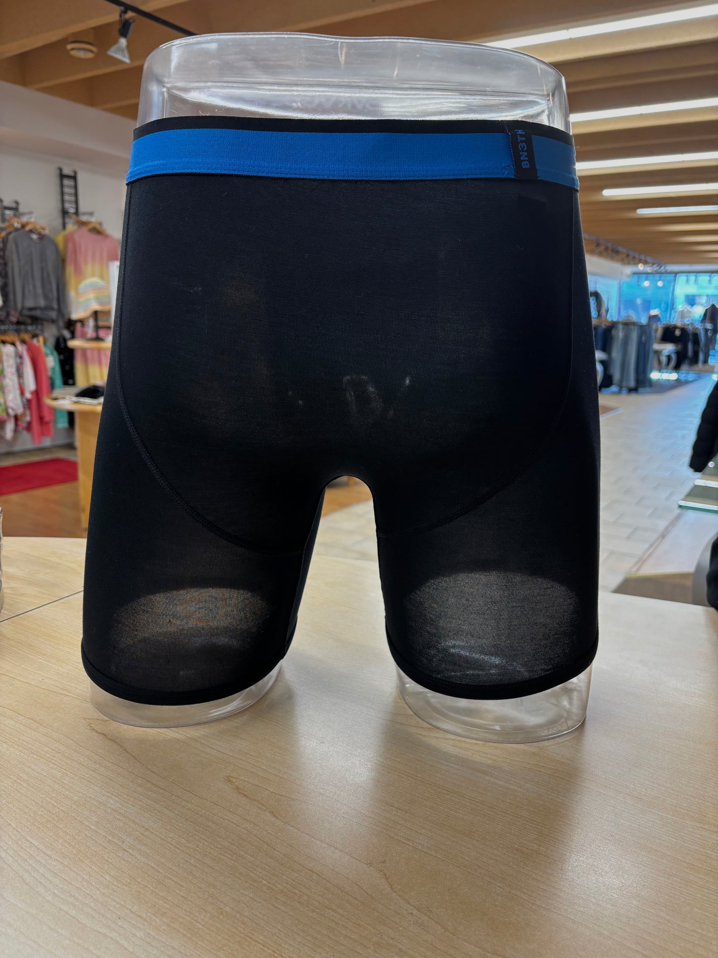 Lifestyle Classic Boxer Brief — Black with Blue Band