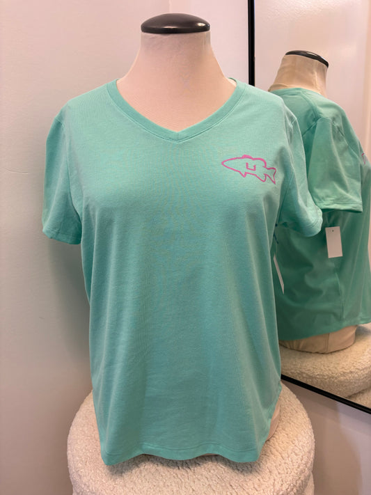 Old Bass V-Neck Tee