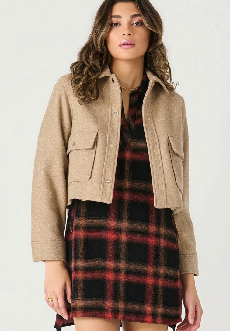 Cropped Utility Jacket