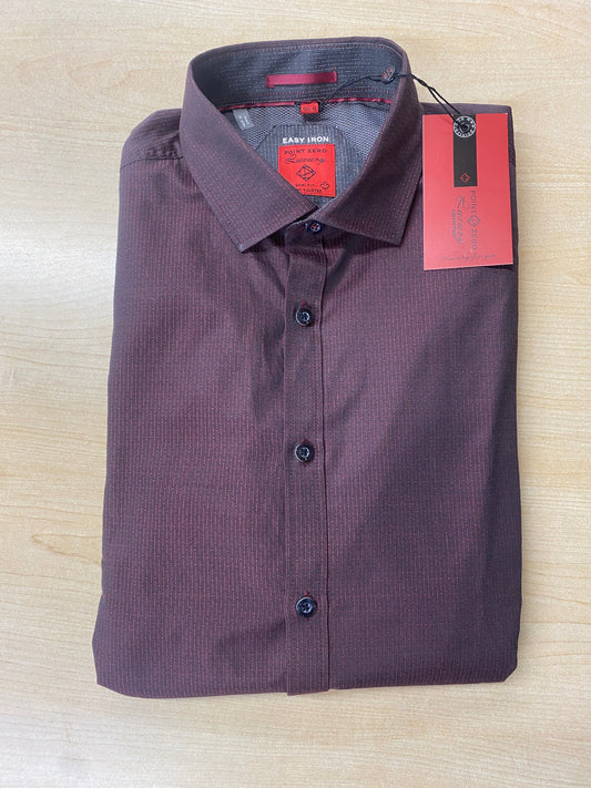 Luxury Dress Shirt- Wine