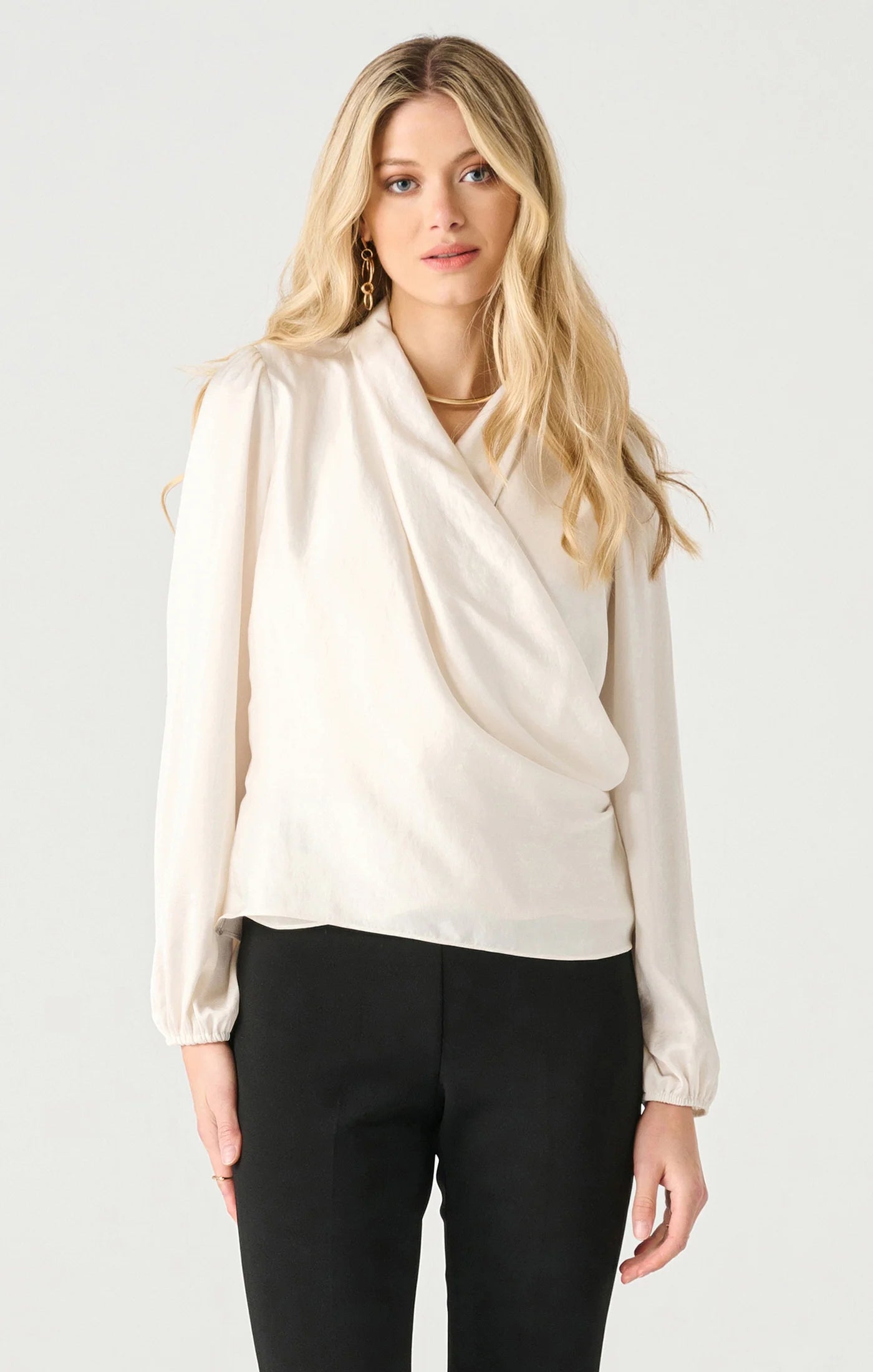 Soft Wrap Blouse