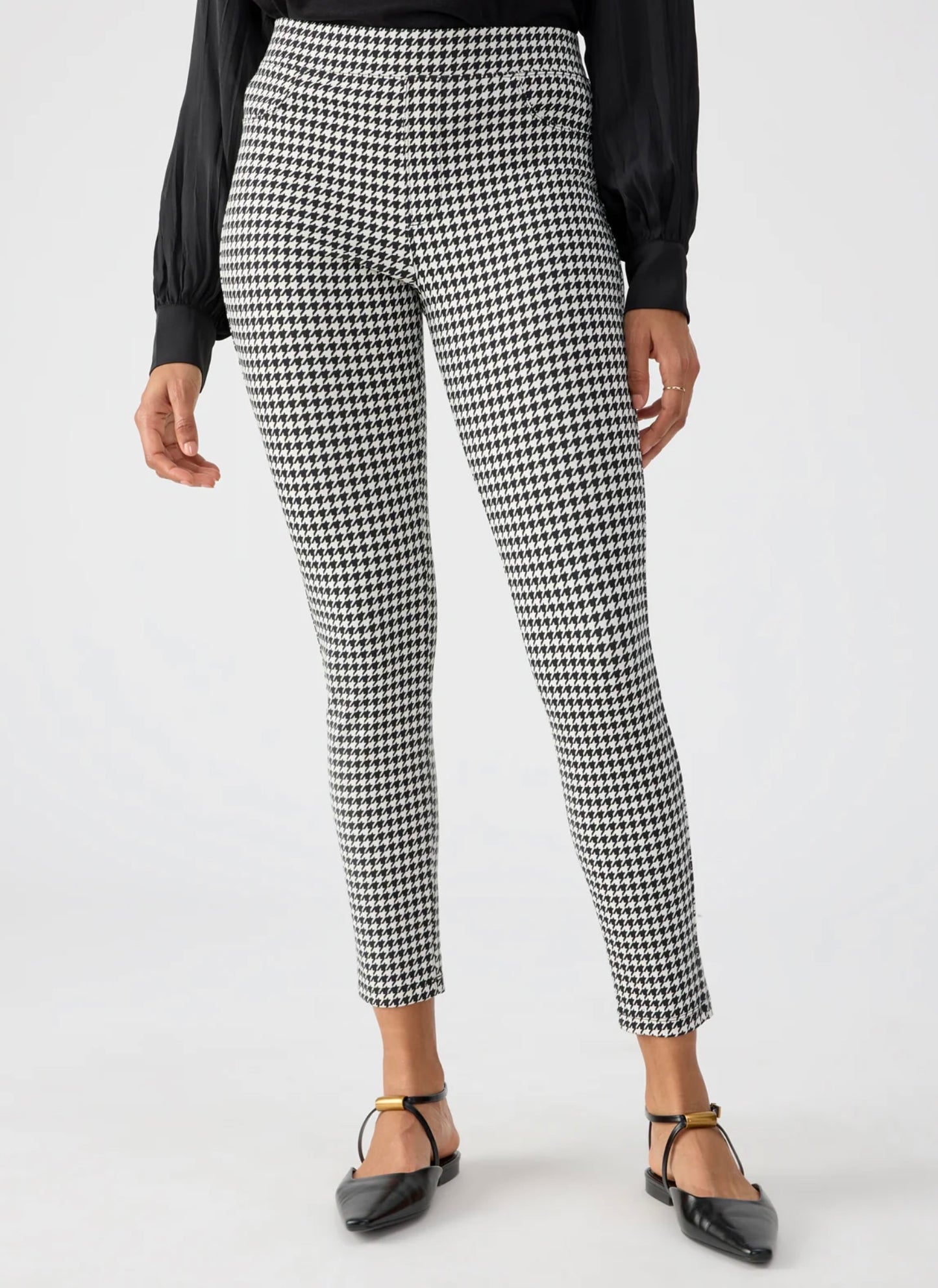 Runway Semi High Rise Legging — Houndstooth