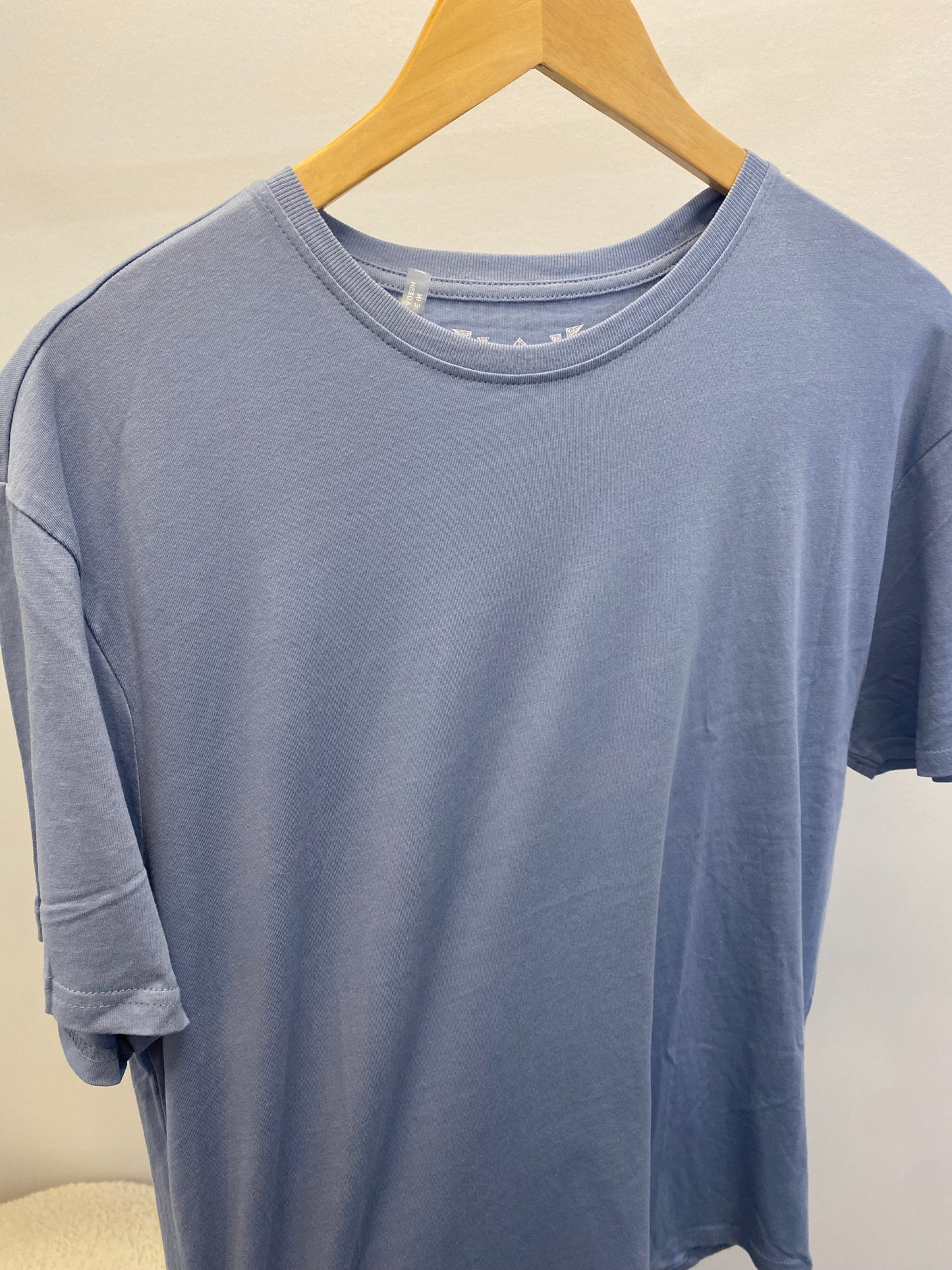 Basic Crew Neck Tee - Sky