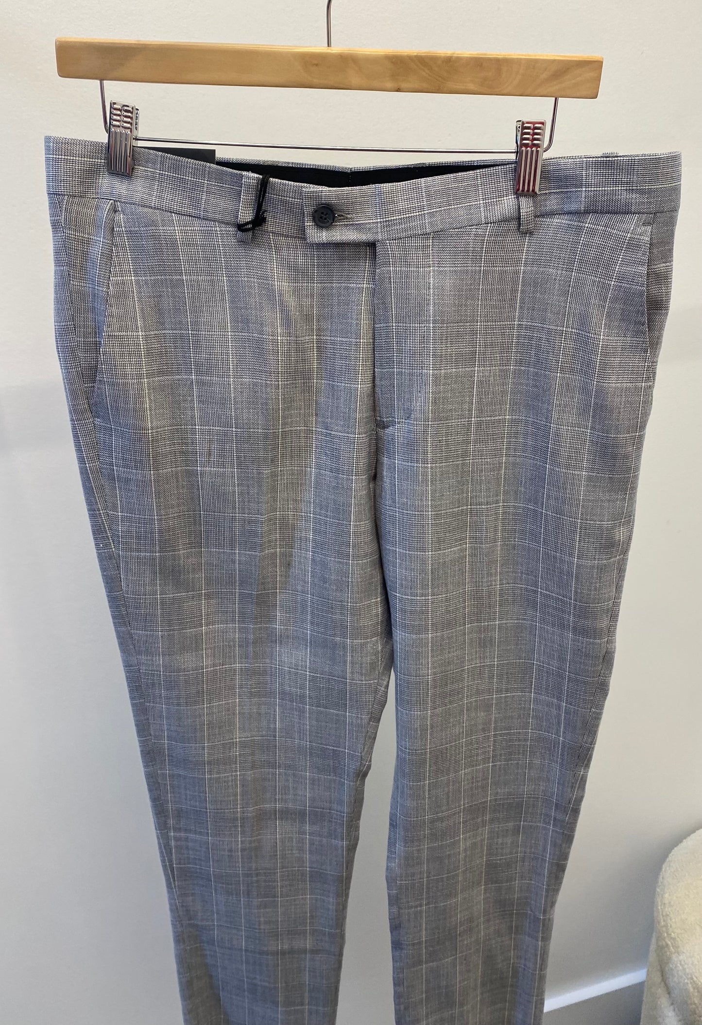 Grey checked Melki Dress pants