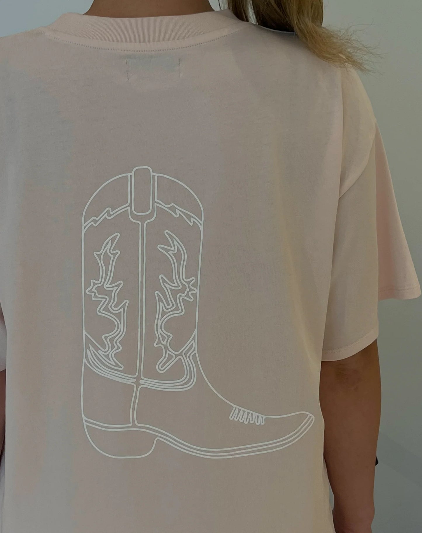 "Cowgirl" XL Oversized Boxy Tee | Bellini