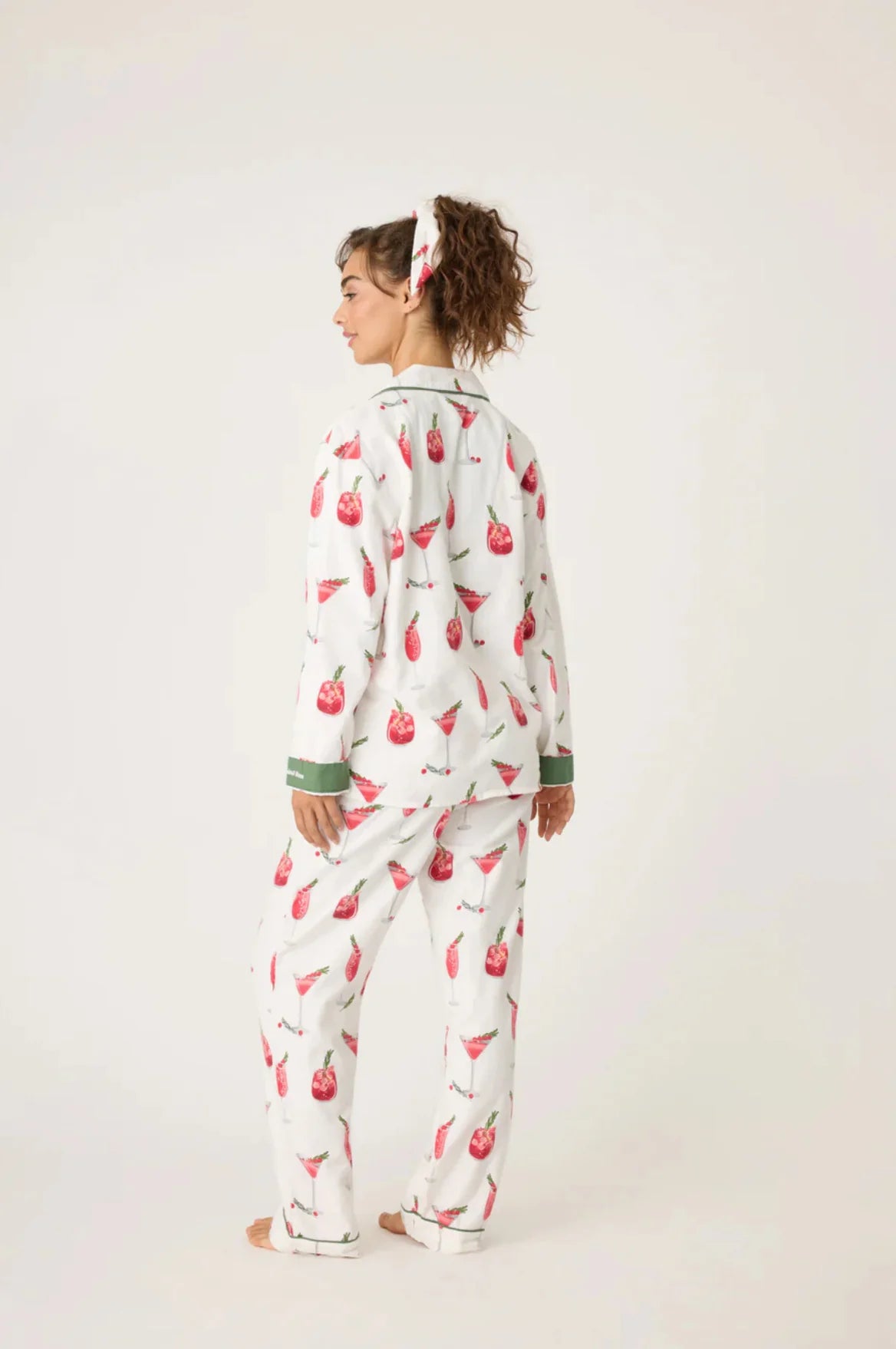 Cranberries & Cocktails Flannel PJ Set