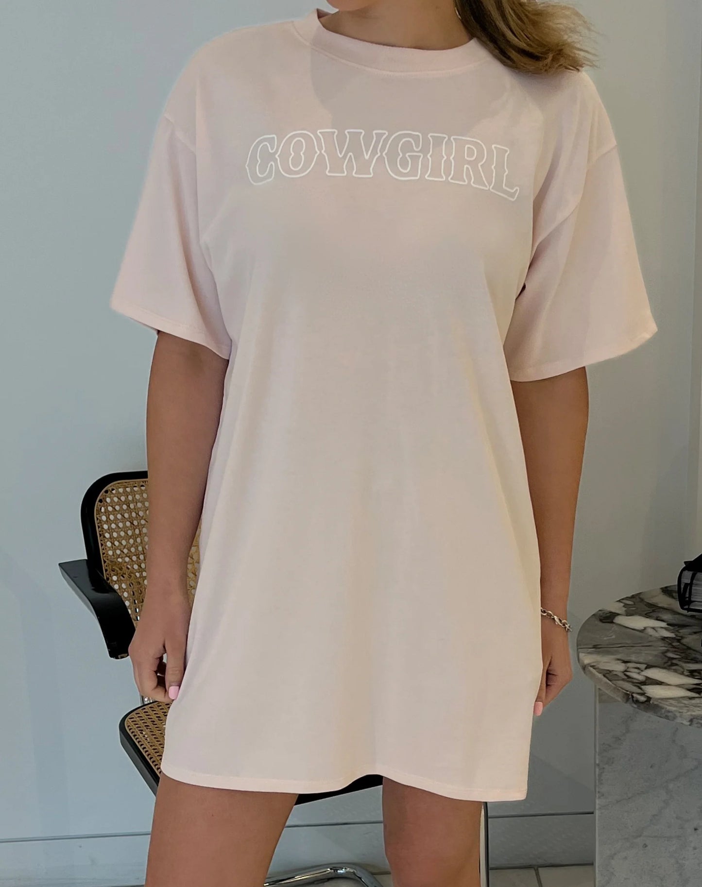 "Cowgirl" XL Oversized Boxy Tee | Bellini