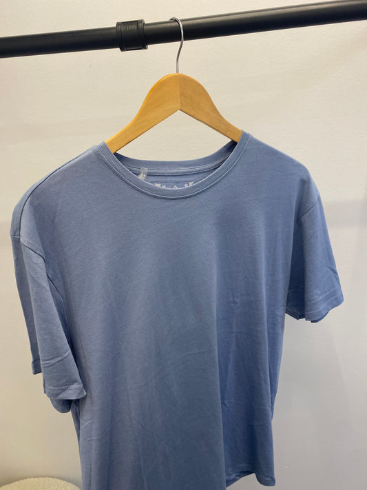 Basic Crew Neck Tee - Sky