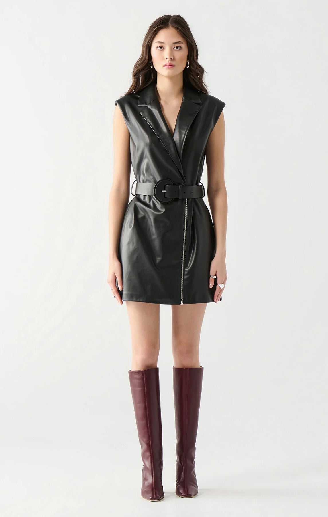 Belted Wrap Mini Dress