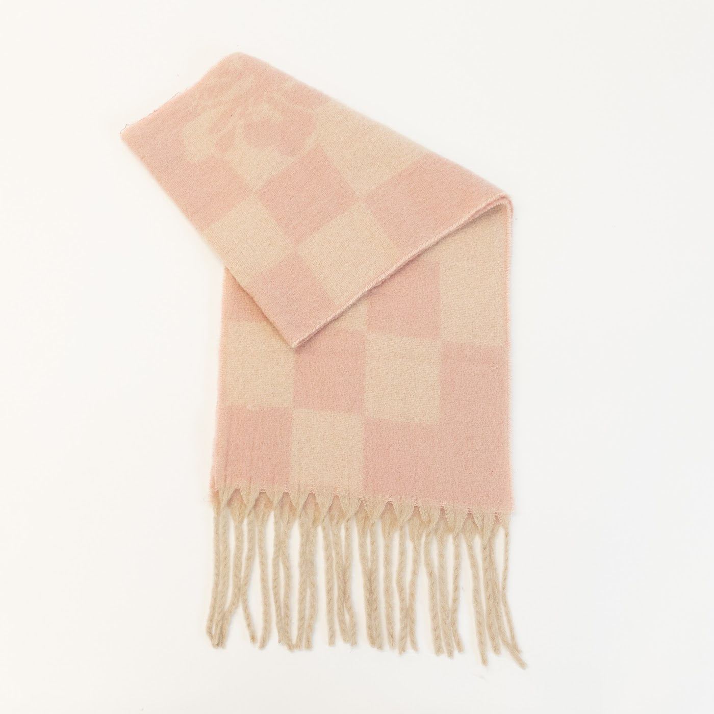 Pink Printed Scarf