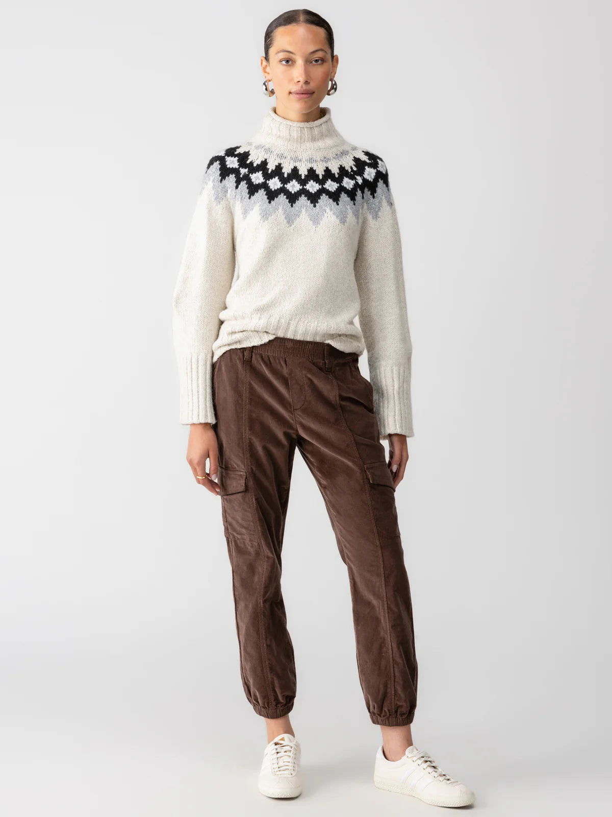 Corduroy Relaxed Rebel Pant in Brown Sugar