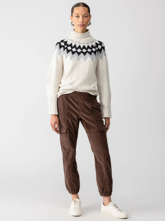 Corduroy Relaxed Rebel Pant in Brown Sugar