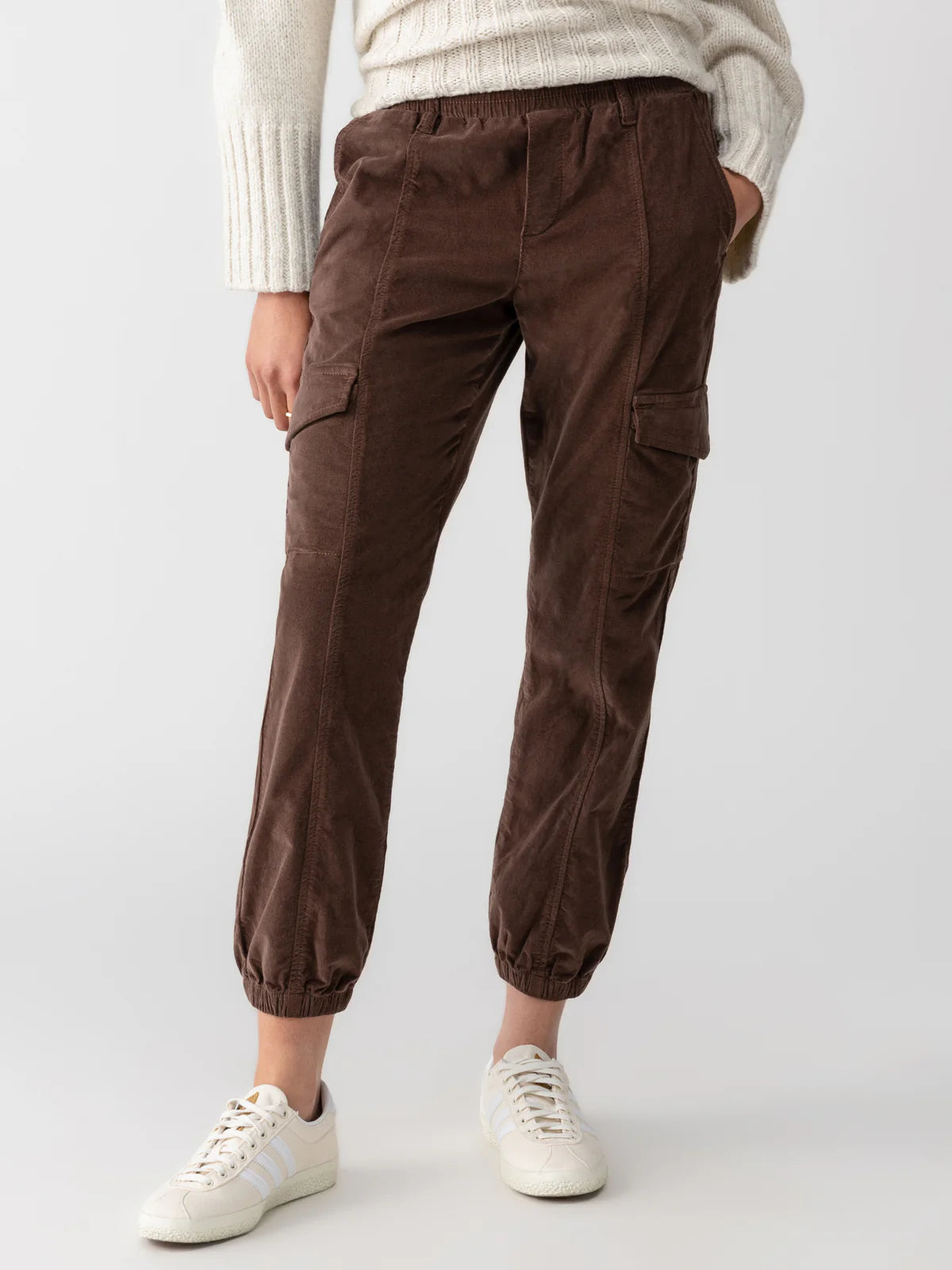 Corduroy Relaxed Rebel Pant in Brown Sugar