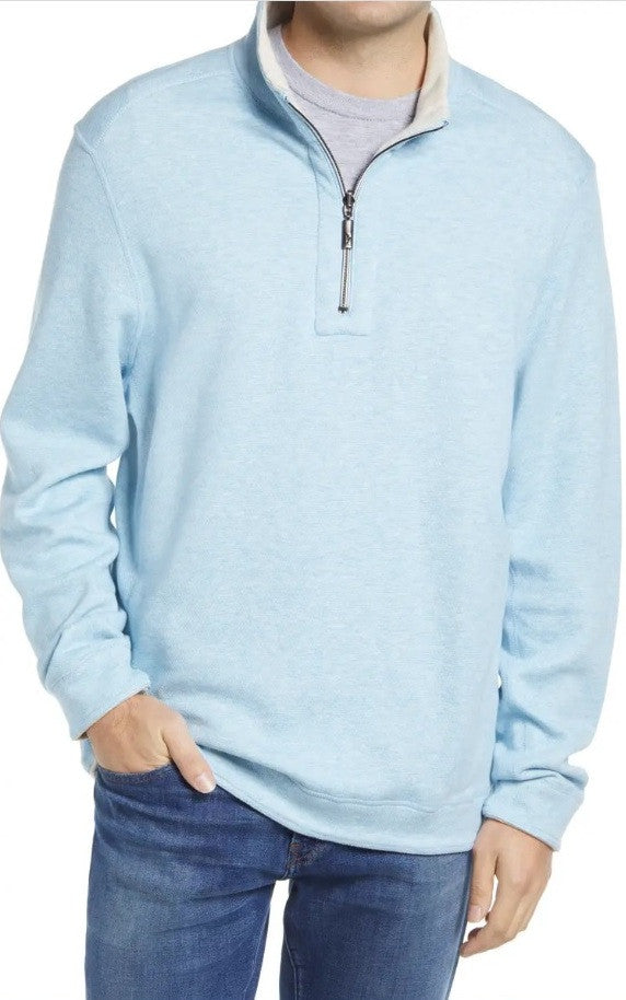 Reversible Flipshore Half Zip Sweater