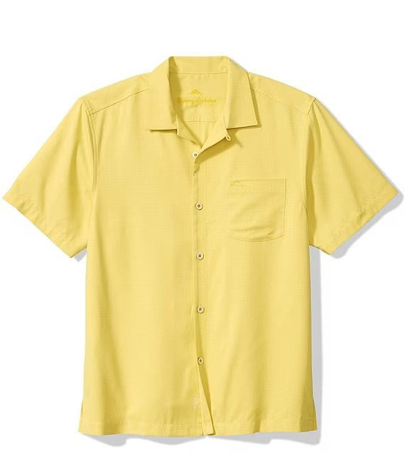 Coastal Breeze Check Camp Shirt — Radiant Sun