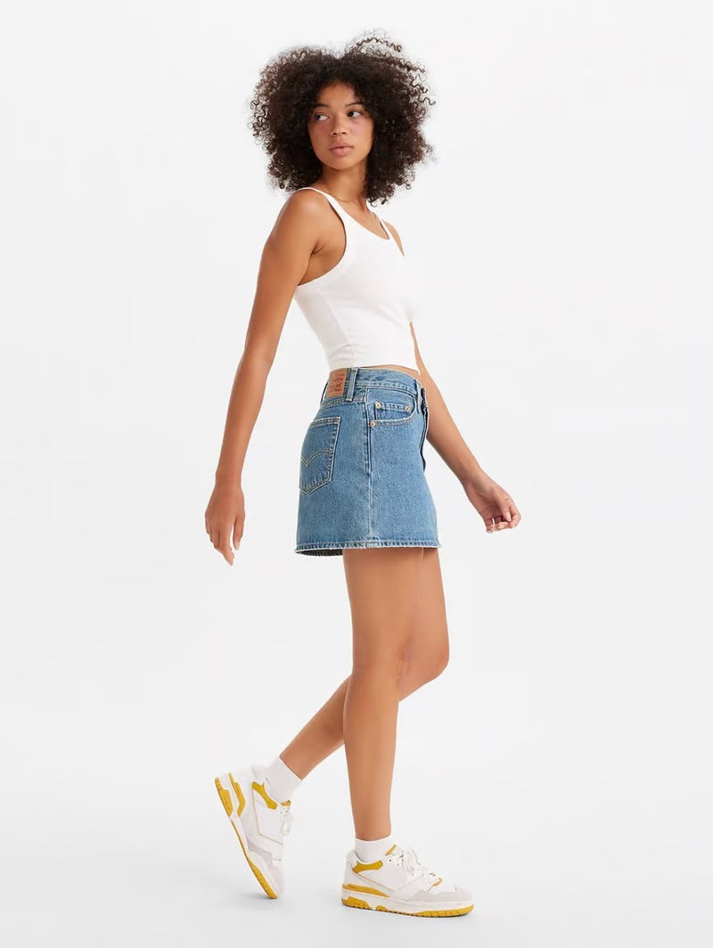 Belmond Denim Mini Skirt, 90's Wash