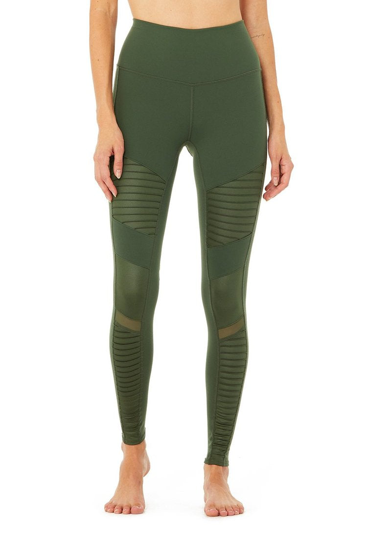 High-Waist Moto Legging